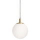 AFX Lighting - LRTP07MBSB - One Light Pendant - Loretto - Satin Brass