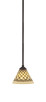 Toltec Lighting - 560-DG-7185 - One Light Mini Pendant - Zilo - Dark Granite