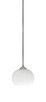Toltec Lighting - 560-GP-212 - One Light Mini Pendant - Zilo - Graphite