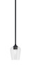 Toltec Lighting - 560-MB-210 - One Light Mini Pendant - Zilo - Matte Black
