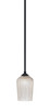 Toltec Lighting - 560-MB-4253 - One Light Mini Pendant - Zilo - Matte Black