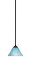Toltec Lighting - 560-MB-458 - One Light Mini Pendant - Zilo - Matte Black