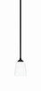 Toltec Lighting - 560-MB-460 - One Light Mini Pendant - Zilo - Matte Black
