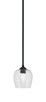 Toltec Lighting - 560-MB-4812 - One Light Mini Pendant - Zilo - Matte Black