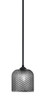 Toltec Lighting - 560-MB-4912 - One Light Mini Pendant - Zilo - Matte Black