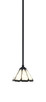 Toltec Lighting - 560-MB-9125 - One Light Mini Pendant - Zilo - Matte Black