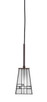 Toltec Lighting - 572-DG-9554 - One Light Mini Pendant - Apollo - Dark Granite