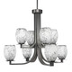 Toltec Lighting - 578-GP-4165 - Eight Light Chandelier - Apollo - Graphite