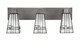 Toltec Lighting - 583-GP-9554 - Three Light Bath Bar - Apollo - Graphite