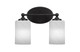 Toltec Lighting - 5912-MB-3001 - Two Light Bathroom Lighting - Capri - Matte Black