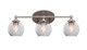Toltec Lighting - 5913-BN-4102 - Three Light Bathroom Lighting - Capri - Brushed Nickel