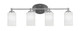 Toltec Lighting - 5914-BN-3001 - Four Light Bath Bar - Capri - Brushed Nickel