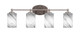 Toltec Lighting - 5914-BN-3009 - Four Light Bathroom Lighting - Capri - Brushed Nickel