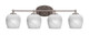Toltec Lighting - 5914-BN-4811 - Four Light Bathroom Lighting - Capri - Brushed Nickel