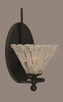 Toltec Lighting - 591-DG-7195 - One Light Wall Sconce - Capri - Dark Granite