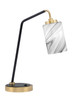 Toltec Lighting - 59-MBNAB-3009 - One Light Desk Lamp - Desk Lamps - Matte Black & New Age Brass