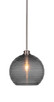 Toltec Lighting - 71-BN-5132 - One Light Pendant - Malena - Brushed Nickel