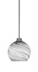 Toltec Lighting - 72-BN-4359 - One Light Pendant - Kimbro - Brushed Nickel