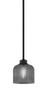 Toltec Lighting - 72-MB-4612 - One Light Pendant - Zola - Matte Black