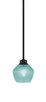 Toltec Lighting - 72-MB-4625 - One Light Pendant - Zola - Matte Black