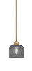 Toltec Lighting - 72-NAB-4612 - One Light Pendant - Zola - New Age Brass