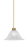 Toltec Lighting - 72-NAB-5831 - One Light Pendant - Stem - New Age Brass