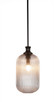 Toltec Lighting - 74-MB-4608 - One Light Pendant - Carina - Matte Black