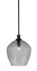 Toltec Lighting - 75-MB-4222 - One Light Pendant - Zola - Matte Black