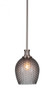 Toltec Lighting - 76-BN-4902 - One Light Pendant - Zola - Brushed Nickel