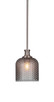 Toltec Lighting - 76-BN-4912 - One Light Pendant - Zola - Brushed Nickel
