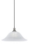 Toltec Lighting - 76-BN-5881 - One Light Pendant - Stem - Brushed Nickel