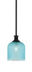 Toltec Lighting - 76-MB-4915 - One Light Pendant - Zola - Matte Black