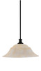 Toltec Lighting - 76-MB-53813 - One Light Pendant - Stem - Matte Black