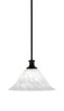 Toltec Lighting - 76-MB-5731 - One Light Pendant - Stem - Matte Black