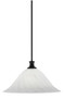 Toltec Lighting - 76-MB-5781 - One Light Pendant - Stem - Matte Black