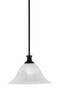 Toltec Lighting - 76-MB-5831 - One Light Pendant - Stem - Matte Black