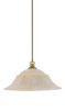 Toltec Lighting - 76-NAB-53813 - One Light Pendant - Stem - New Age Brass