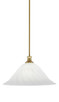 Toltec Lighting - 76-NAB-5781 - One Light Pendant - Stem - New Age Brass