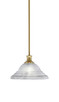 Toltec Lighting - 76-NAB-5931 - One Light Pendant - Stem - New Age Brass