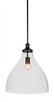Toltec Lighting - 77-MB-4740 - One Light Pendant - Juno - Matte Black