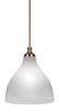 Toltec Lighting - 77-NAB-4741 - One Light Pendant - Juno - New Age Brass