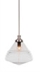 Toltec Lighting - 78-BN-4730 - One Light Pendant - Juno - Brushed Nickel