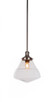 Toltec Lighting - 79-BN-4710 - One Light Pendant - Juno - Brushed Nickel