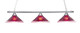 Toltec Lighting - 803-BN-716 - Three Light Billiard/Island - Square - Brushed Nickel