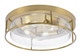 Toltec Lighting - 818-NAB-0 - Four Light Flush Mount - Any - New Age Brass