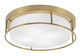 Toltec Lighting - 818-NAB-1 - Four Light Flush Mount - Flush Mounts - New Age Brass