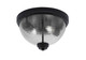Toltec Lighting - 822-MB-7 - Two Light Flush Mount - Flush Mounts - Matte Black