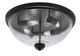 Toltec Lighting - 828-MB-6 - Four Light Flush Mount - Flush Mounts - Matte Black