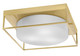 Toltec Lighting - 856-NAB-1 - Three Light Flush Mount - Flush Mounts - New Age Brass