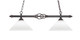 Toltec Lighting - 862-DG-316 - Two Light Island Pendant - Eleganté - Dark Granite